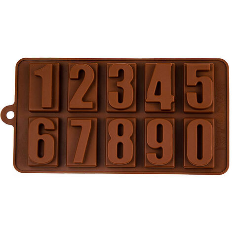 Maison 48 Alphabet Chiffres Et Lettres Chocolat Moule Gateau D Anniversaire Decoration Cire A Faire Soi Meme Outils De Decoration