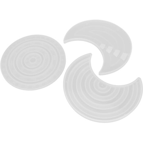 Moule en Silicone Calendrier Lunaire Perpétuel DIY - Décor Mural Créatif Phases de Lune