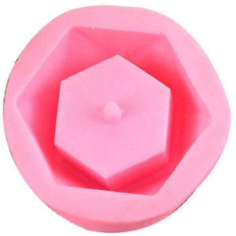 Moule en silicone durable pour pot de fleurs géométrique, moule à ciment béton DIY, fabrication de plantes succulentes en argile artisanale - 3 styles.