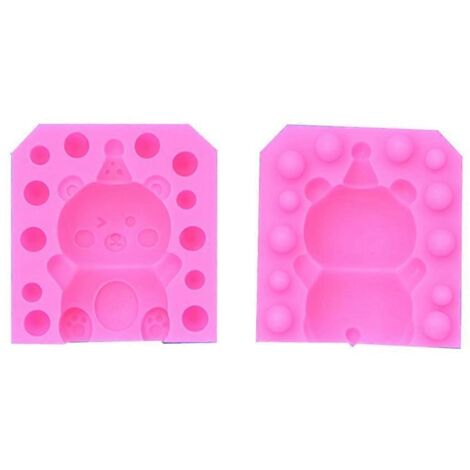 Moule en Silicone Ours pour Résine Époxy DIY - Création de Bijoux et Pendentifs Artisanaux