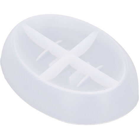 Moule en Silicone Ovale pour Savon Artisanal DIY avec Support de Séchage