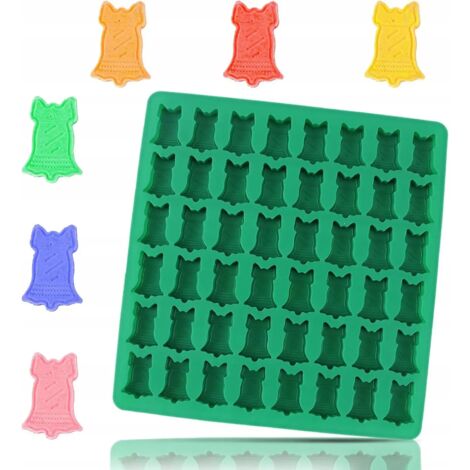 Moule en silicone pour biscuits et mini chocolats 48 cloches de Noël