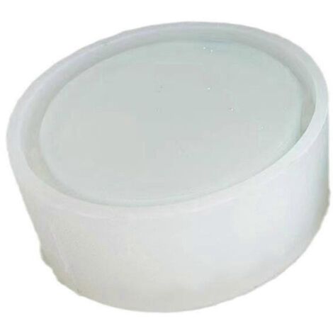 Moule en silicone pour bougeoir en forme de maison creuse, blanc