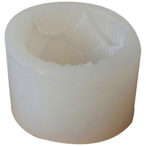 Moule en Silicone pour Bougie en Ciment Artisanal, Forme Fleur