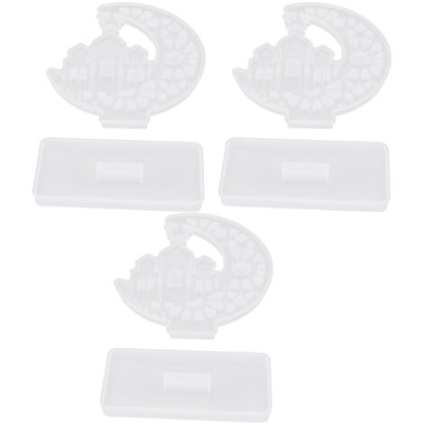 Moule en Silicone pour Château de Sable Cristal - Création Résine Époxy DIY Décorative