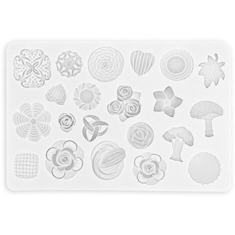 Moule en Silicone pour Chocolat, Savon, Bougie et Pâte Polymère - DIY Artisanat