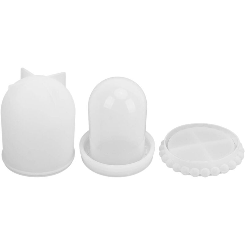 Moule en Silicone pour Coupe à Dés Transparente - Décor de Table et Accessoire pour Soirée Jeux
