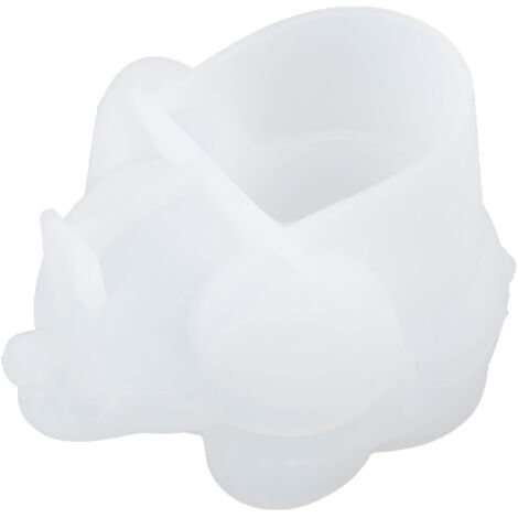 Moule en silicone pour éléphant en cristal, DIY 3D, décoration de stockage, ornement en résine époxy