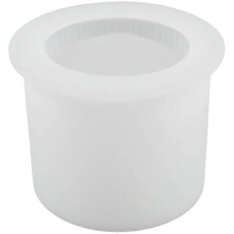 Moule en silicone pour faire soi-même une tasse décorative en ciment ou en plâtre pour bougie.