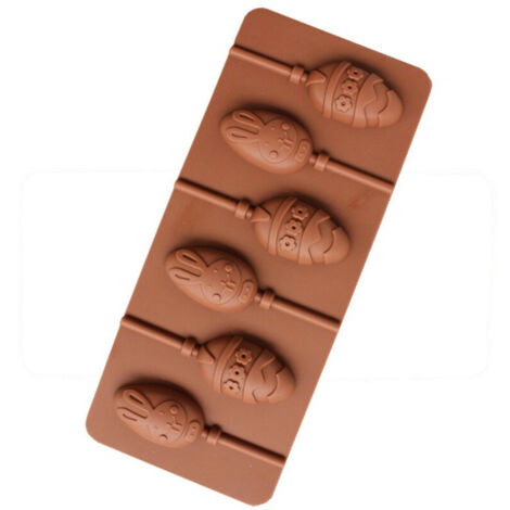 Moule en silicone pour oeufs de Pâques et lapin Moule à chocolat Moule à sucettes, Ensoleillé