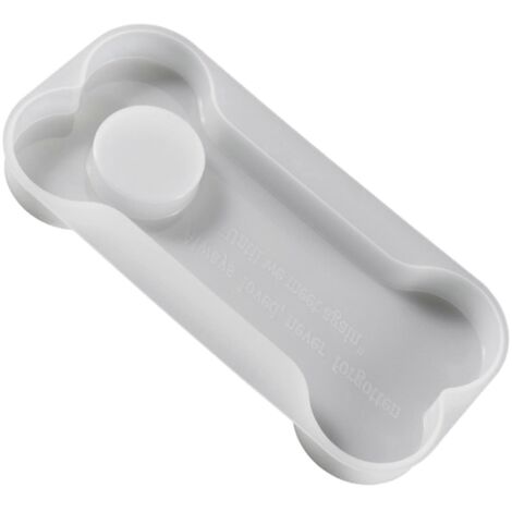Moule en silicone pour os commémoratif d'animal de compagnie, moule en résine époxy pour pierre tombale, moule souvenir pour chien