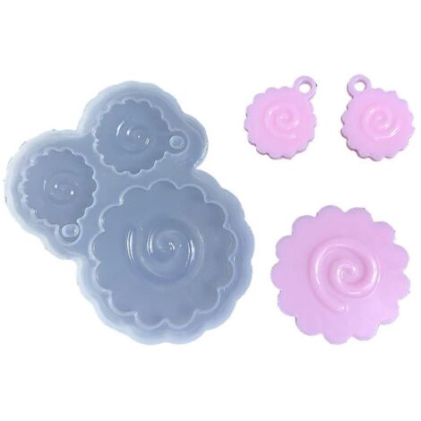 Moule en silicone pour pendentif en résine époxy cristal DIY, moule pour gâteau de poisson, moule à décorations.