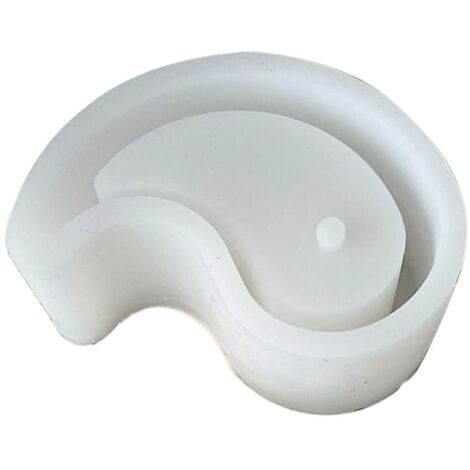 Moule en silicone pour pot de fleurs en ciment Tai for Chi, résine époxy cristal UV, bougeoir, ornements en plâtre, bricolage, loisirs créatifs, maison.