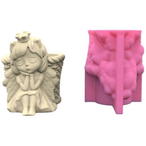 Moule en silicone pour pot de fleurs, moule en béton, moule en résine époxy pour loisirs créatifs.