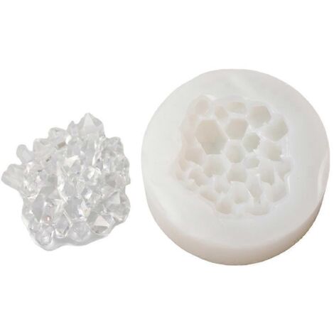 Moule en silicone pour résine époxy à cristaux, plâtre d'aromathérapie, savon, bougie, etc.