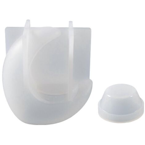 Moule en silicone pour résine époxy cristal, ornement de chandelier demi-lune, moule pour bijoux