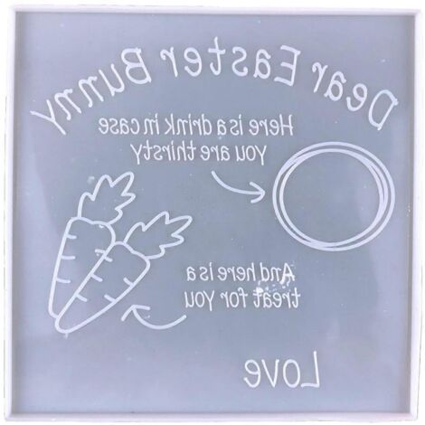 Moule en silicone pour résine époxy, plateau en cristal, dessous de verre rectangulaire, assiette de service, loisirs créatifs, décoration intérieure, outil de moulage