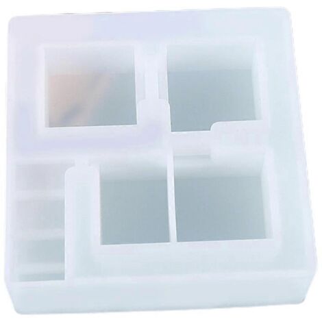 Moule en silicone pour savon artisanal, bougie, résine, assiette, pot de fleurs