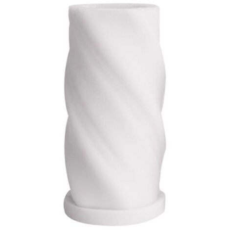 Moule en silicone pour savon, bougie pilier rotative géométrique, plâtre, argile, résine époxy