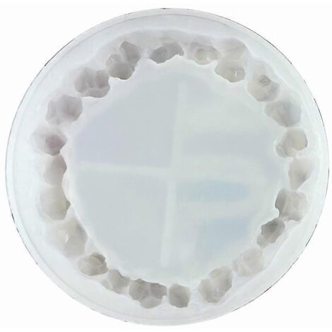 Moule en silicone pour sous-verres DIY, moule pour set de table, plateau ou étagère en résine époxy
