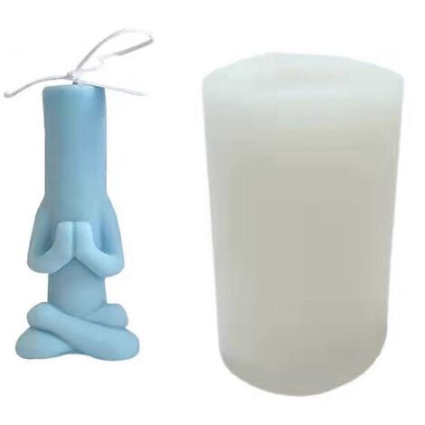 Moule en silicone « Prière de vœux » pour la fabrication de bougies parfumées, moules en résine, moule à savon artisanal, moule à argile, décoration de gâteaux et chocolats à faire soi-même