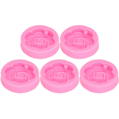 Moule en silicone souple réutilisable en forme de camélia pour plâtre diffuseur d'aromathérapie DIY