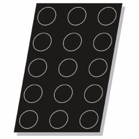 Moule Flexipan® Plaque Silicone 12 Tartes Tatin - Pujadas