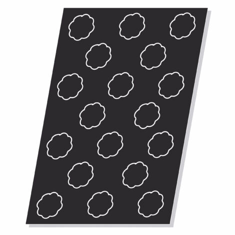 Moule Flexipan® Plaque Silicone 18 Bavarois - Pujadas