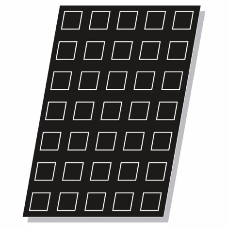 Moule Flexipan® Plaque Silicone 35 Pyramides - Pujadas