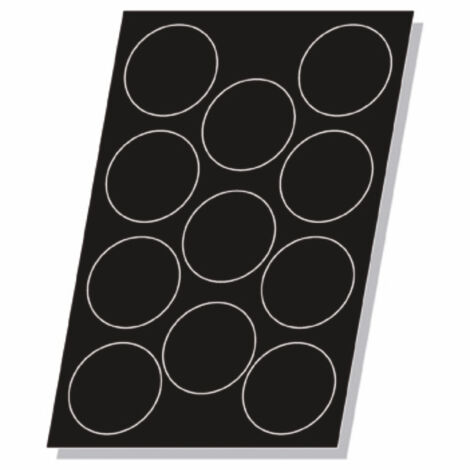 Moule Flexipan® Plaque Silicone 6 Empreintes Rondes - Pujadas