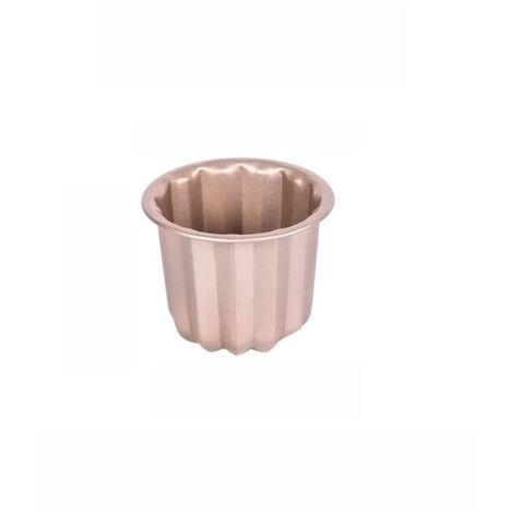 Moule gâteau acier carbone simple rose doré