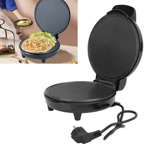 Moule pour Cornets et Bols à Gaufres Créateur Maison Machine à Cornets de Glace Fer 1200W ABS Aluminium Noir [Machine à Cornets de Glace]