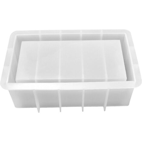 Moule Rectangulaire en Résine Époxy pour Boîte de Rangement DIY