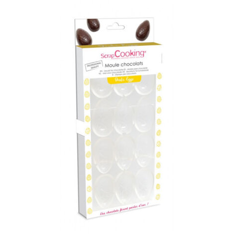 Moule rigide pour 6 oeufs en chocolat