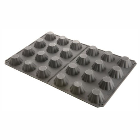Moule Silicone 600 x 400 mm pour 24 Mini Brioches - Pujadas