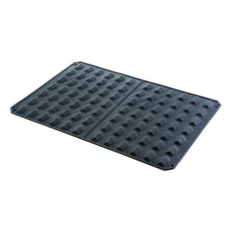 Moule Silicone 600 x 400 mm pour 84 Mini Madeleines - Pujadas