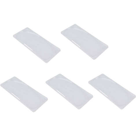 Moule Transparent 5 Pièces pour Masque de Cou DIY, Plateau Réutilisable pour Masques Faciaux