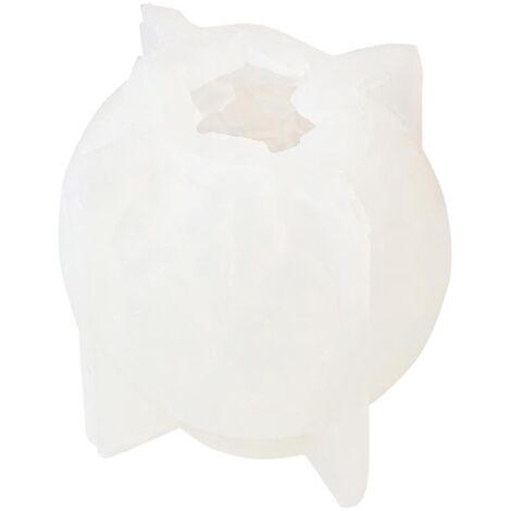 Moules à bougies d'aromathérapie en forme de boule de fleurs, moules en silicone pour décoration de chocolats à faire soi-même