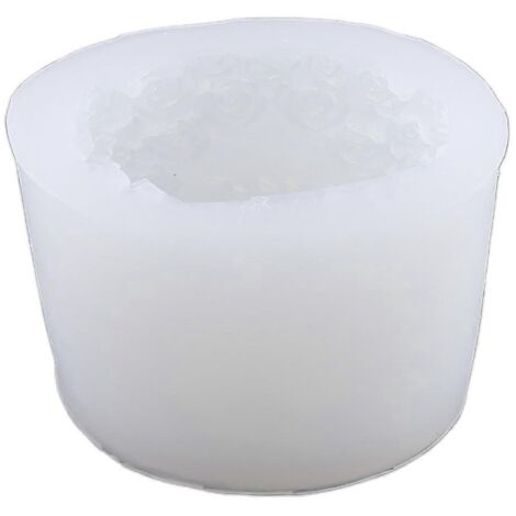 Moules à bougies décoratifs en silicone pour savon, bougies parfumées, cire, plâtre
