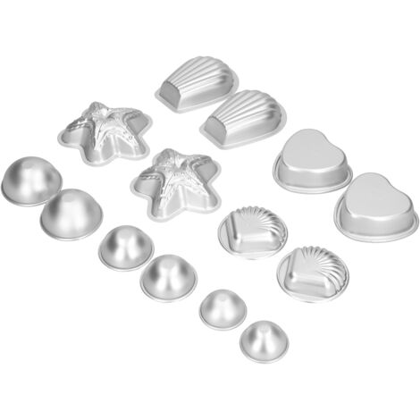 Moules à Boules de Sels de Bain en Aluminium Léger pour DIY - Kit de Moule à Glace et Pâtisserie 22