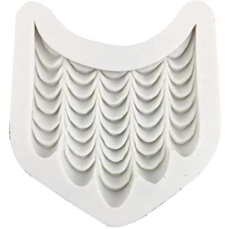 Moules à Chocolat en Silicone, Moules à Gâteau Vintage en Forme de Rideau pour Bonbons Gélifiés