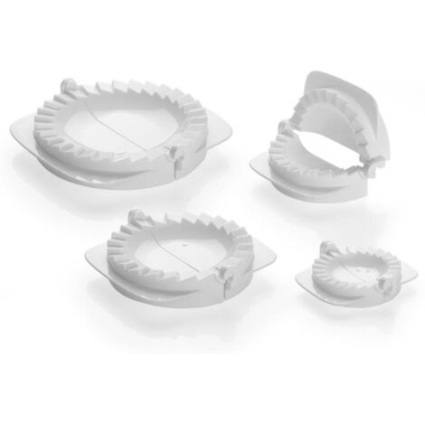 moules à empanadas de tailles différentes en plastique lavable au lave-vaisselle
