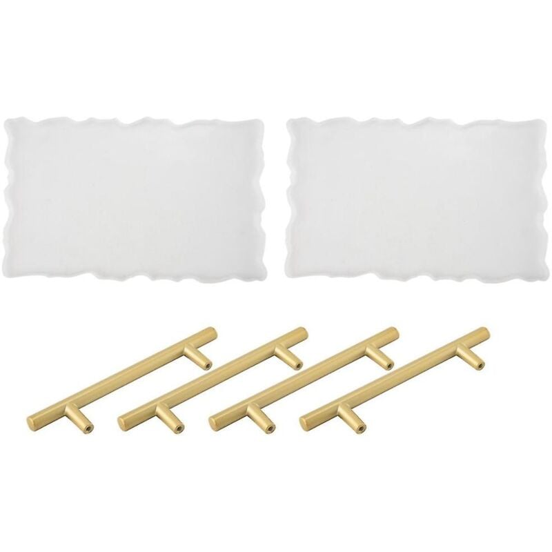 Moules à plateaux en résine de silicone, moules pour moules à plateaux de moulage en résine, moules de moulage en résine époxy Diy