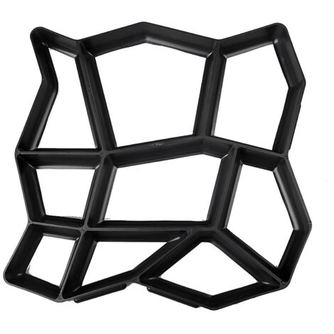 Moules en Plastique pour Pavés Artistiques - Moule à Béton pour Allées de Jardin et Cours
