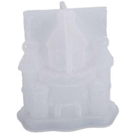 Moules en résine exquis pour château, moulage époxy, motif féerique, moule en silicone pour savon et bijoux