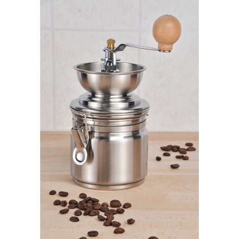Moulin à café avec broyeur en céramique, acier inoxydable
