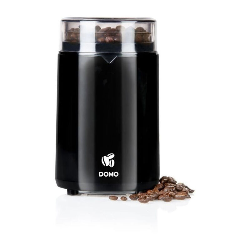 Domo - Moulin a café électrique DO712K - 150 w - Capacité : 70 g - Mécanisme broyeur a meules