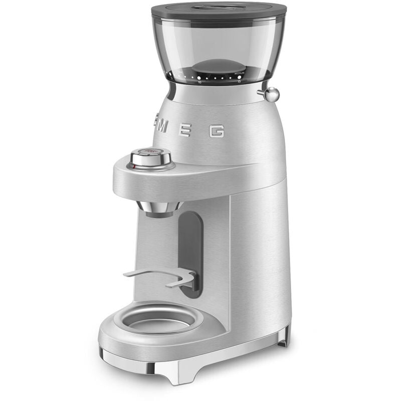 Smeg - Moulin à café électrique 240g 150w aluminium CGF02SSEU