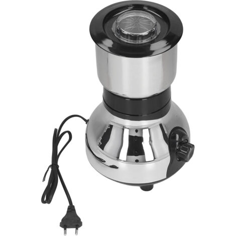 Moulin à café électrique en acier inoxydable 300W - Broyeur pour grains de café, épices, noix et céréales - Prise UE 220V