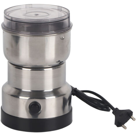 Moulin à Café Électrique Multifonction pour Graines, Noix, Épices et Haricots - Machine à Moudre avec Prise UE 220V